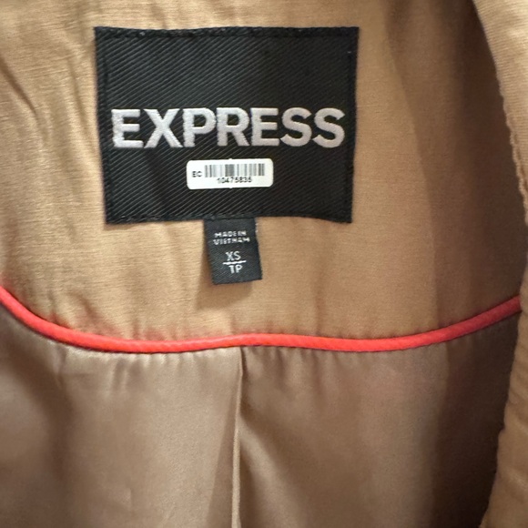 EUC Tan Trenchcoat - Picture 2 of 3